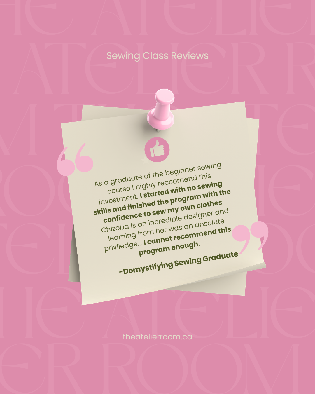 Demystifying Sewing: Beginner Sewing Group Class (October CLASSES) WEEKENDS+ WEEKDAYS